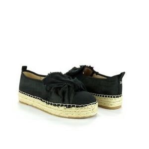 Sam Edelman Black Cabrera Platform Espadrilles